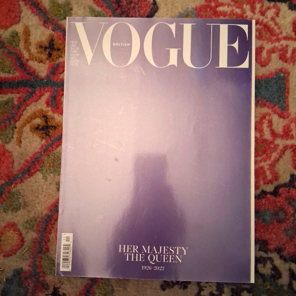 British Vogue Magazine Her Majesty The Queen 1926-2022